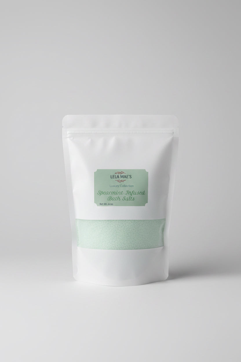 Cool Mint Bath Salt-infused with Spearmint